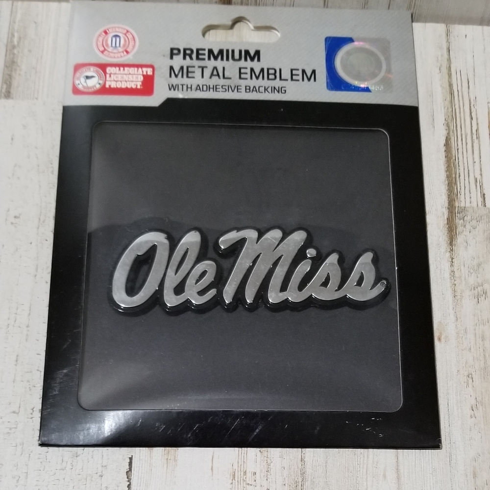 Premium Metal Emblem w/ adhesive backing